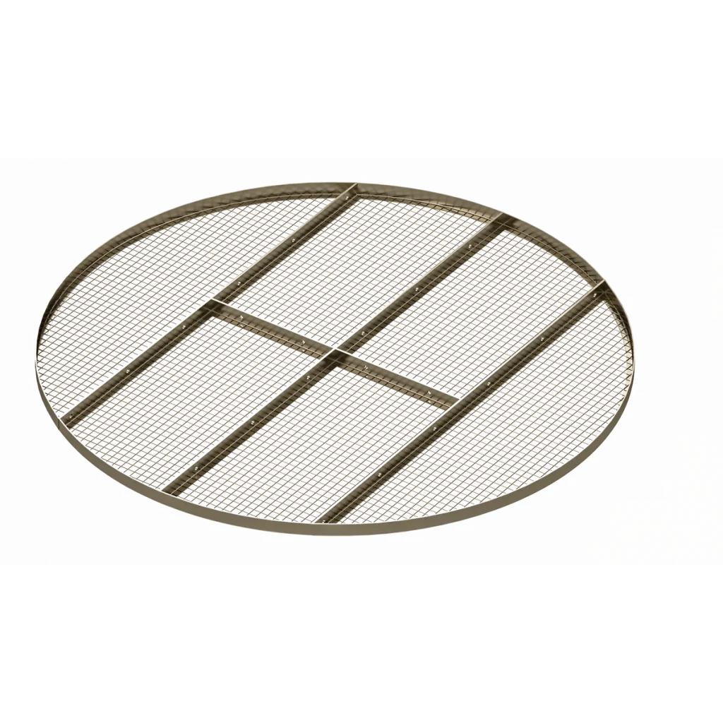 random packing bed limiter component for packing random packing holder column internals system