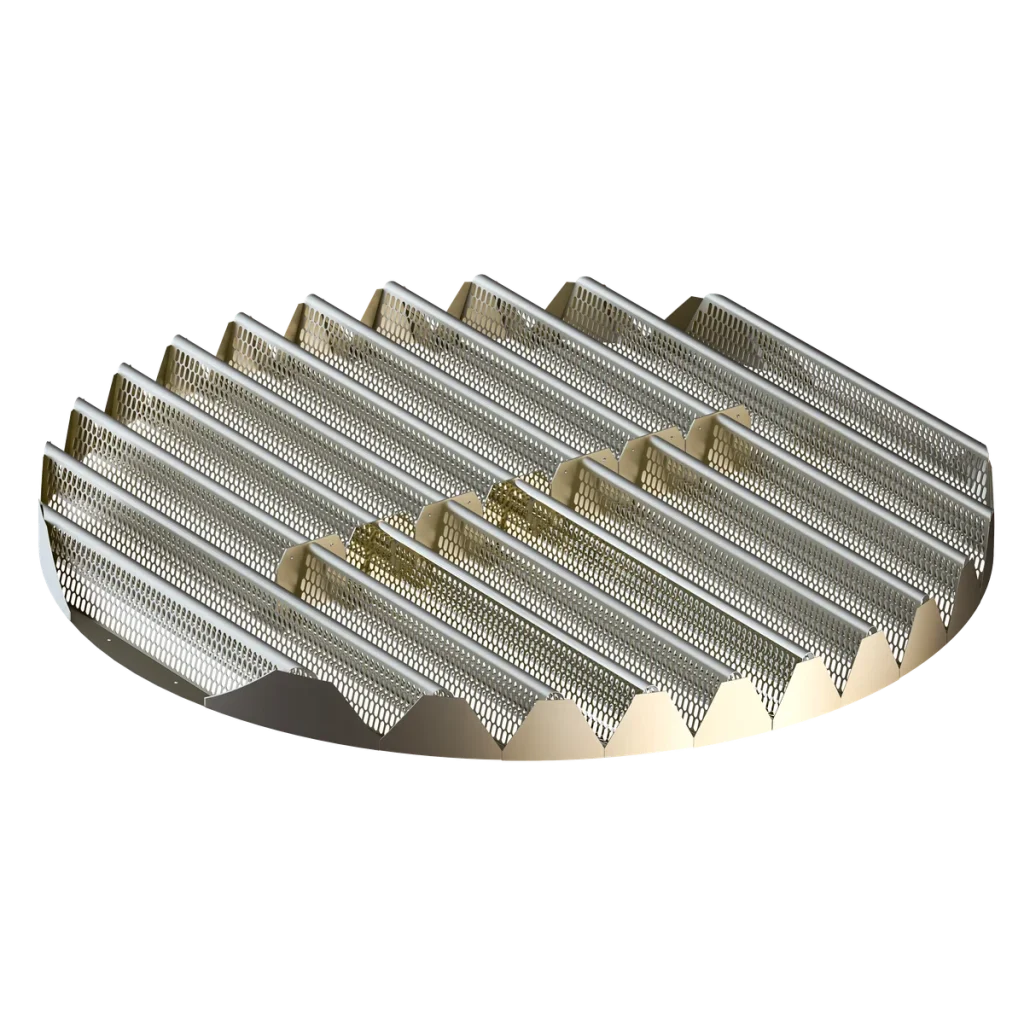 random packing support component for packing random packing holder column internals system